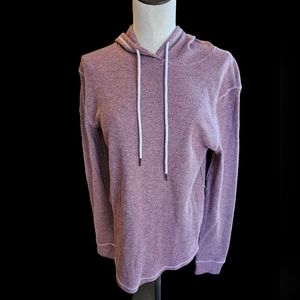 BKE waffle weave hooded sweatshirt